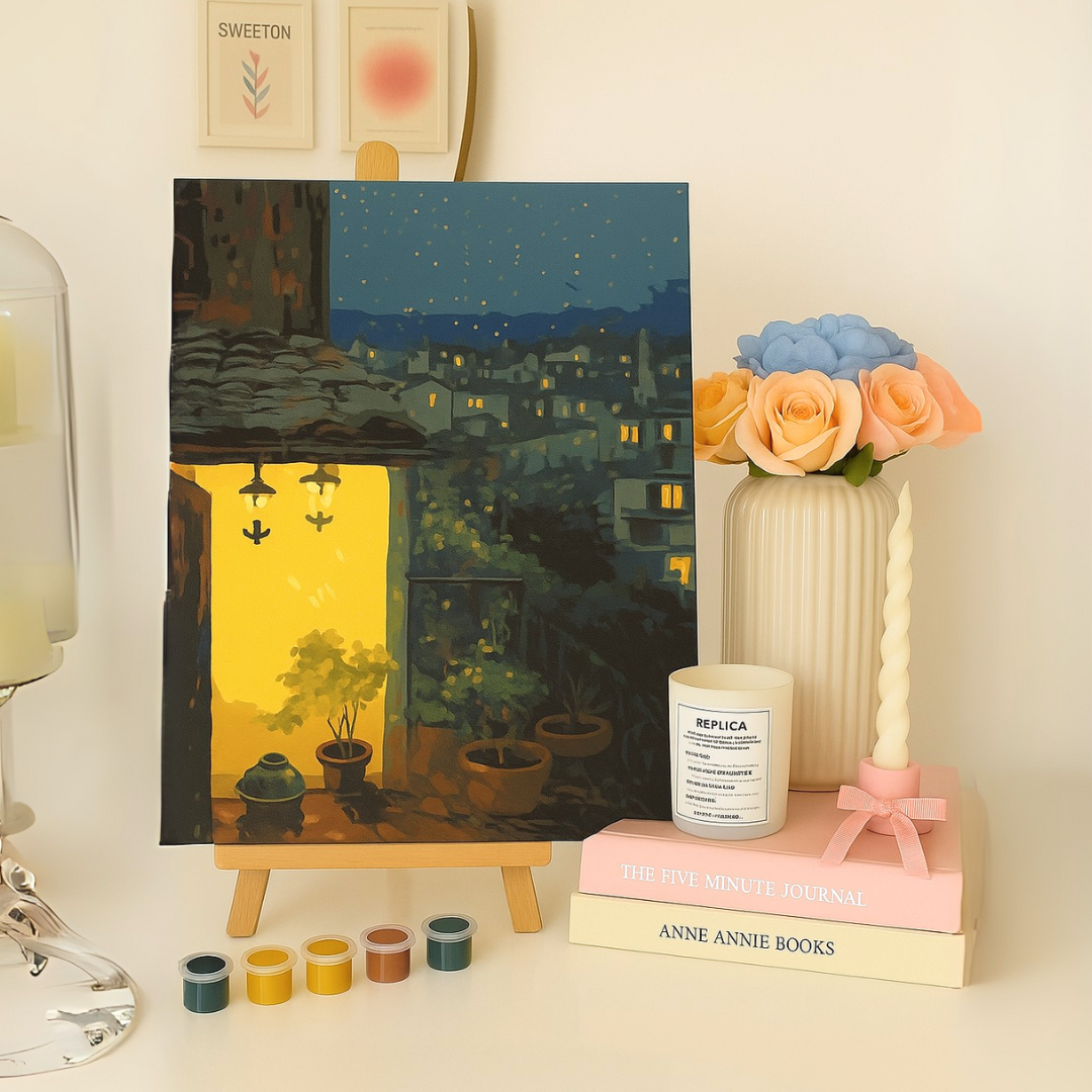 Pause & Paint - Paint by Numbers Kit (Large)