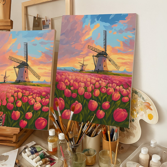 Pause & Paint - Paint by Numbers Kit (Large)