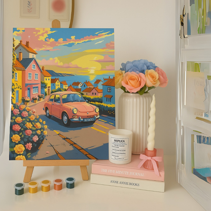 Pause & Paint - Paint by Numbers Kit (Large)