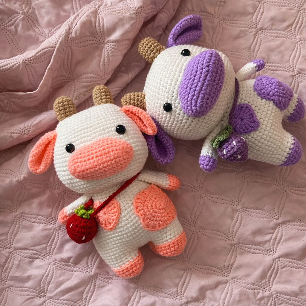 [Handmade Crochet] Moochi 🐮 — The Flavored Cow WabiSnuggle Plush