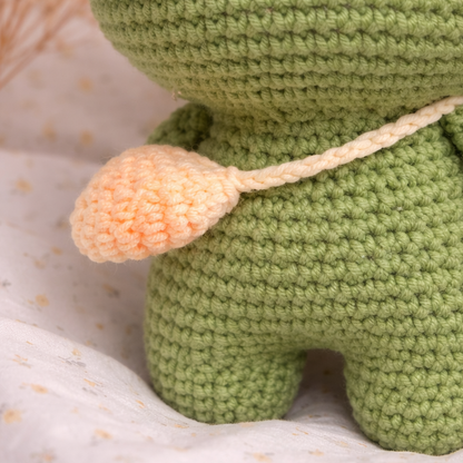 [Handmade Crochet] Cece 🐸 — The Messenger Frog WabiSnuggle Plush