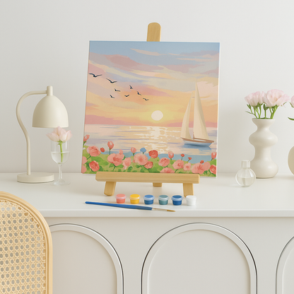 [BUNDLE OF 3] Pause & Paint – Paint by Numbers Kit (Medium)