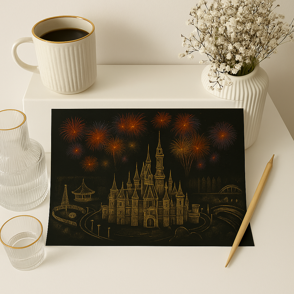 [BUNDLE OF 3] Hidden Hues – Scratch & Color Kit