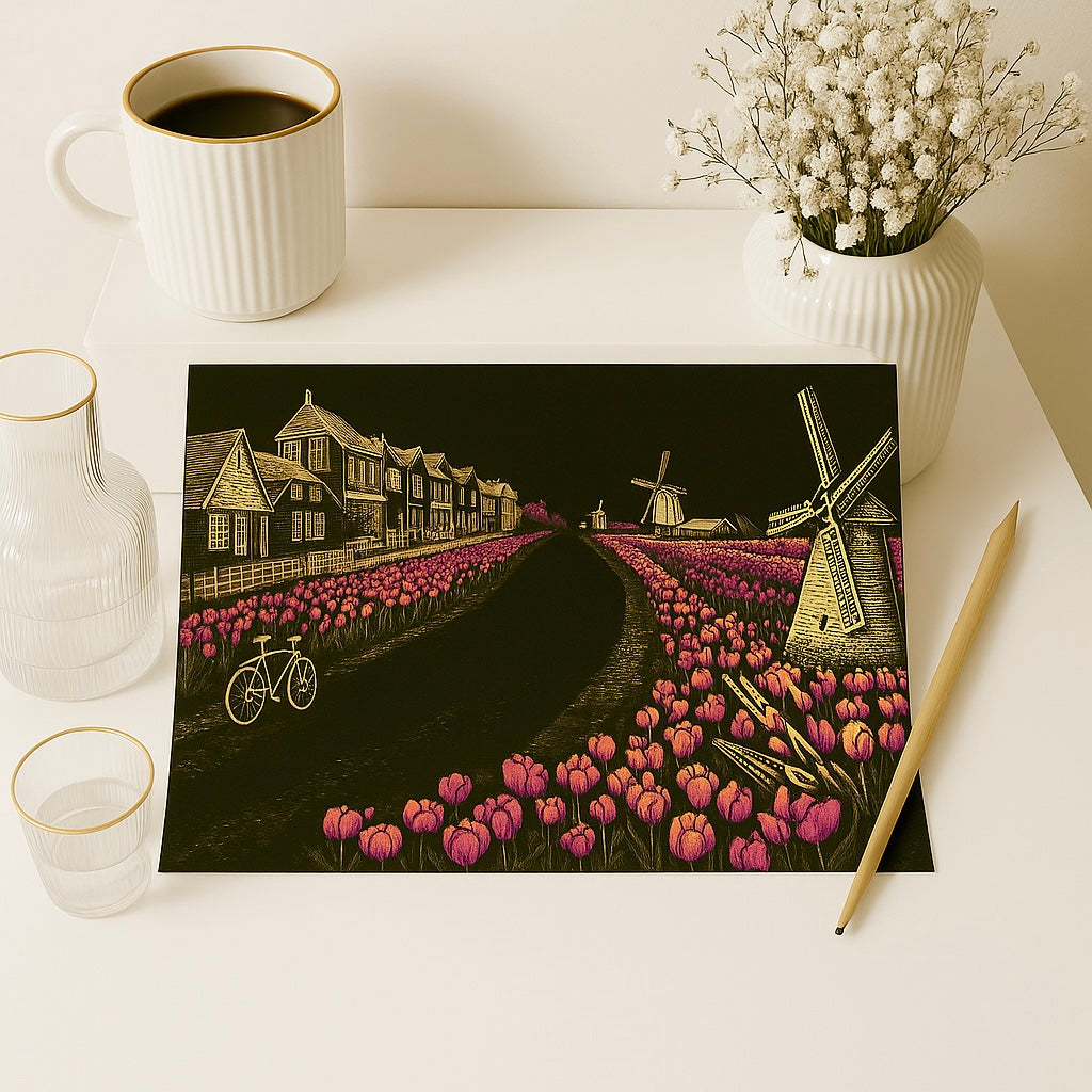 [BUNDLE OF 3] Hidden Hues – Scratch & Color Kit