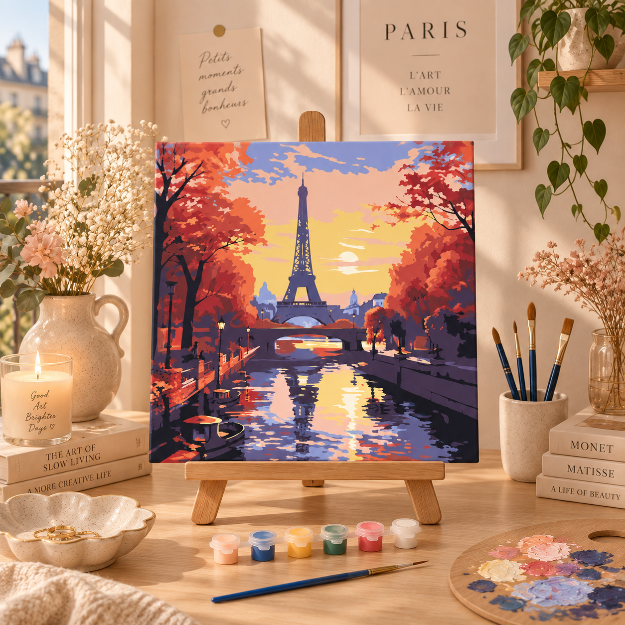 [BUNDLE OF 3] Pause & Paint – Paint by Numbers Kit (Master Collection)