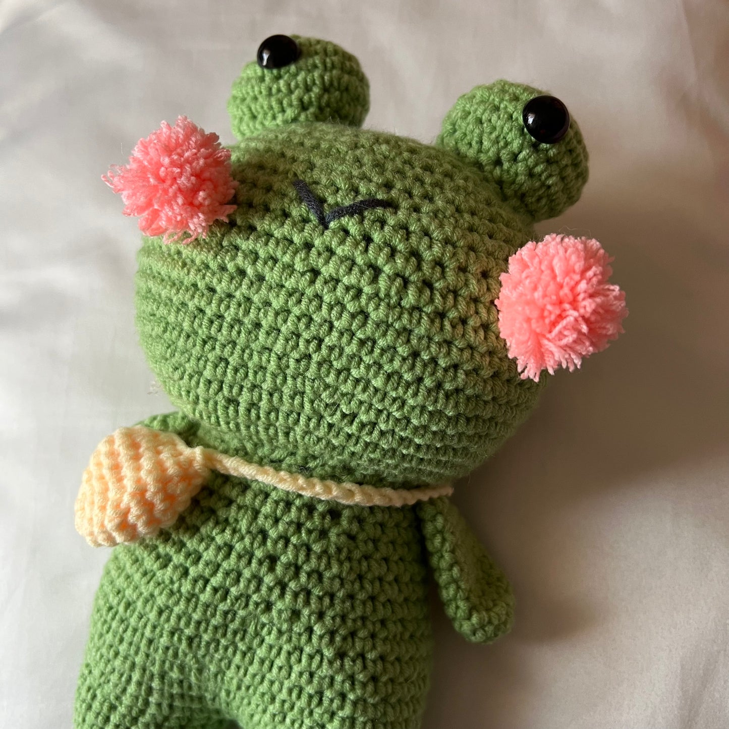 [Handmade Crochet] Cece 🐸 — The Messenger Frog WabiSnuggle Plush