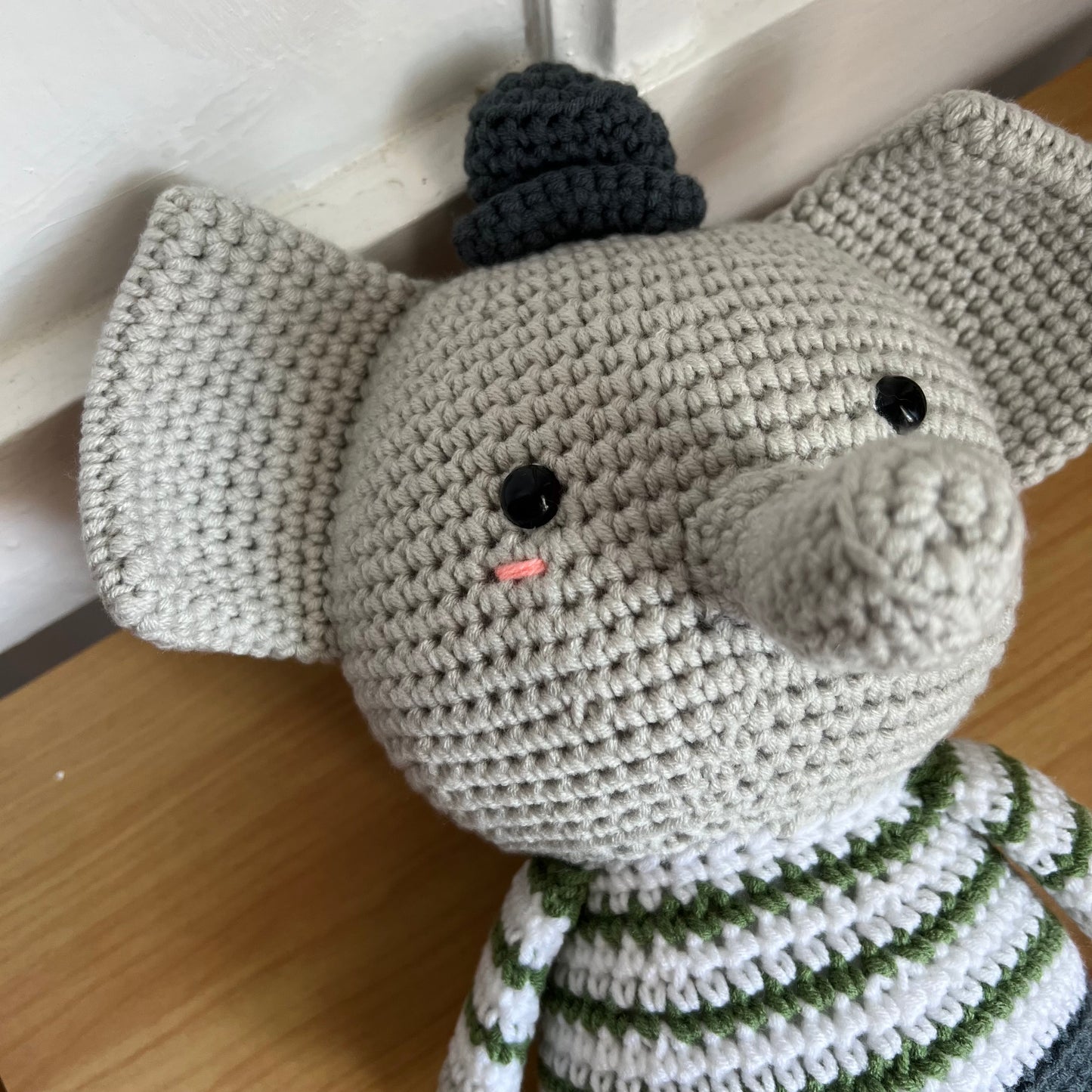 [Handmade Crochet] Ellie 🎪 — The Circus Elephant WabiSnuggle Plush